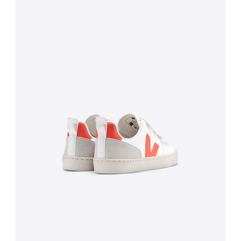 Αθλητικά Παπούτσια παιδικα Veja V-10 CWL White/Orange | GR 858DFM